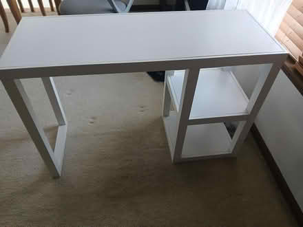 Photo of free Small white desk (Off of LaGrange and 159th) #1