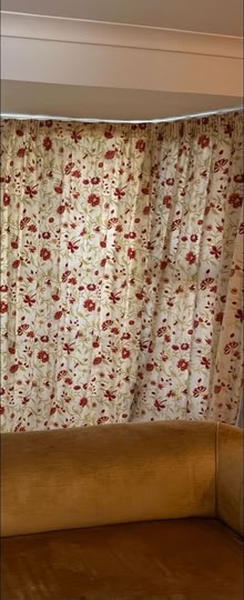 Photo of free Pair of floral Laura Ashley curtains (Newick BN8) #1