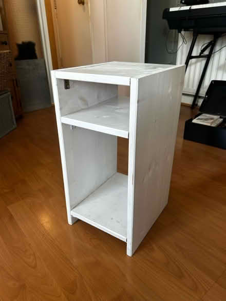 Photo of free White Wooden Side Table (Sandyford NE2) #1