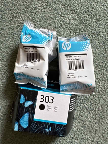 Photo of free hp 303 printer cartridges (OX5 (Kidlington)) #1