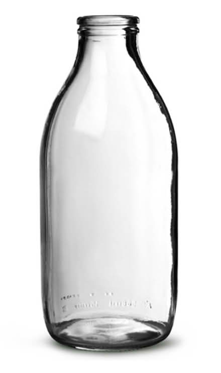 Photo of Glass milk bottle (Wainscott) #1