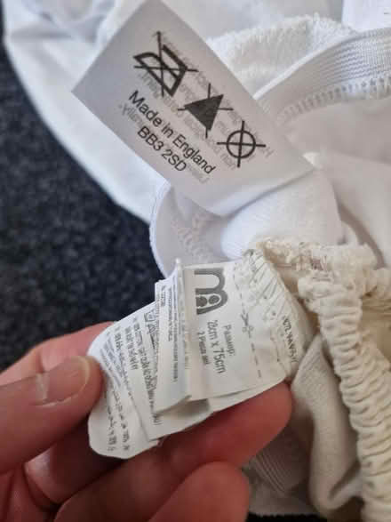 Photo of free Moses basket sheets & protector (Ct11) #2