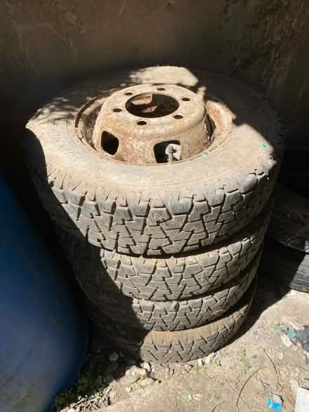 Photo of free Tyres with metal wheel (SW2 - Brixton) #1