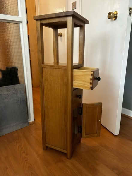 Photo of free Wooden Thin Side Table (Sandyford NE2) #1