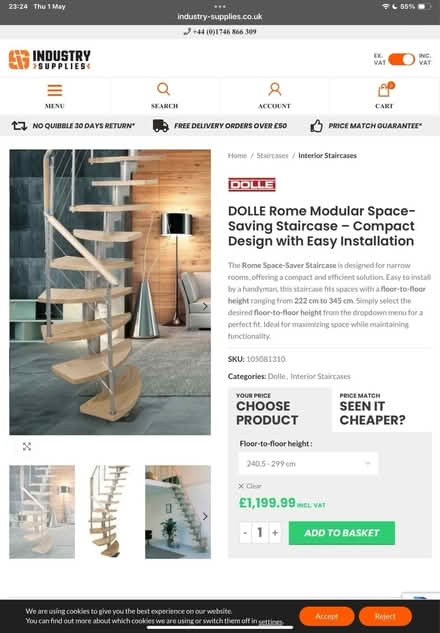 Photo of free Space saving staircase (G66 Lenzie) #3