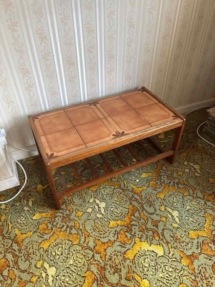 Photo of free Low table, solid wood / ceramic surface (Kirkcaldy KY1) #1
