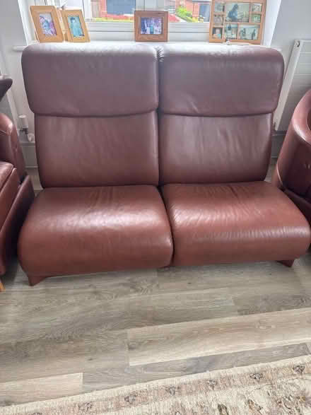 Photo of free Stressless Recliner Leather Sofa (Rowington Green B94) #3