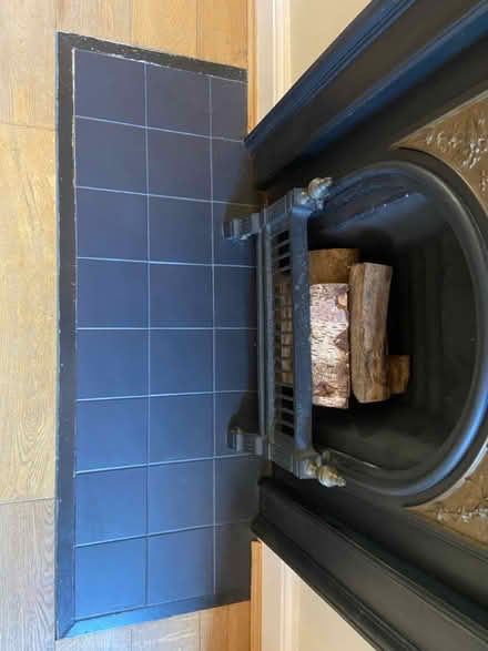 Photo of free Black/grey porcelain square tiles (S11 Greystones) #3