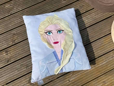 Photo of free Two new kids beanbags and a large Elsa cushion! (Elmers End BR3) #3