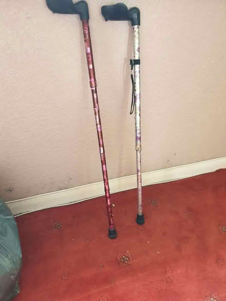 Photo of free 2 left handed walking sticks (Bexleyheath DA7) #2