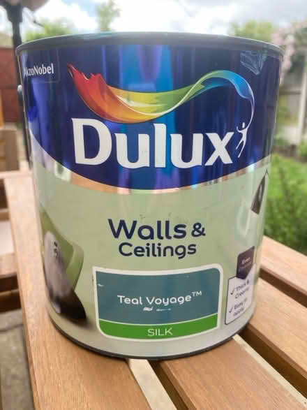 Photo of free Dulux Silk Teal Voyage paint (Great Bourton, OX17) #1