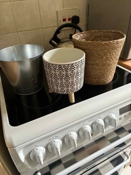 Photo of free Three plant pot covers (Leckhampton GL53) #1