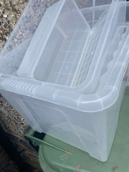 Photo of free Plastic boxes - no lids (Radley Road OX14) #1