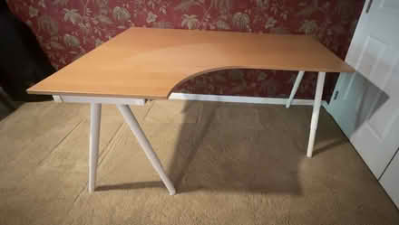 Photo of free Ikea beech and white desk (6501 Fallwind Lane Bethesda) #2