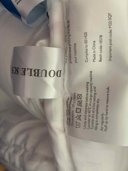 Photo of free Double size Dual Layer Mattress Topper (Canonbury N1) #2