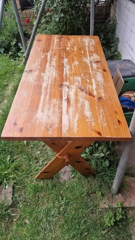 Photo of free Wooden kitchen table (Lewisham SE13) #2