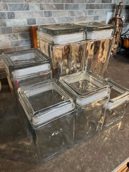Photo of free Glass canisters (Albuquerque, Paseo & Coors) #1