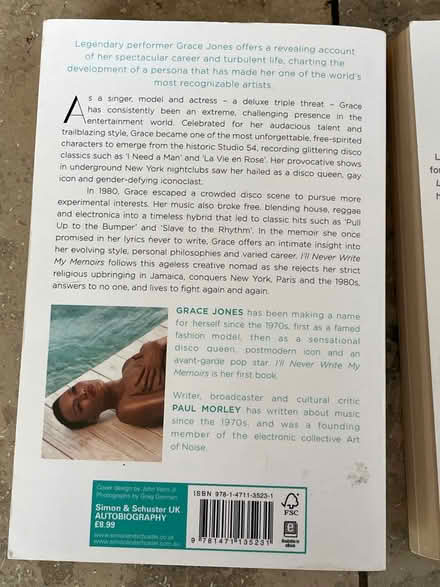 Photo of free Grace Jones Nile Rodgers bios (Dulwich Village SE21) #2