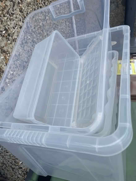 Photo of free Plastic boxes - no lids (Radley Road OX14) #2