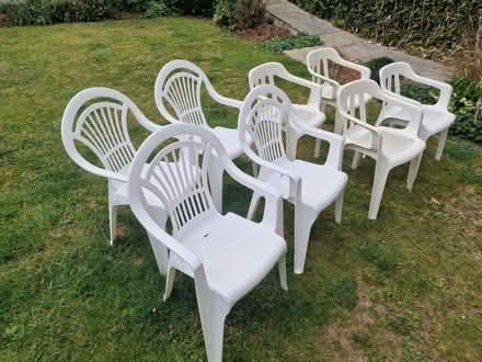Photo of free Plastic garden chairs (Poole BH14) #3