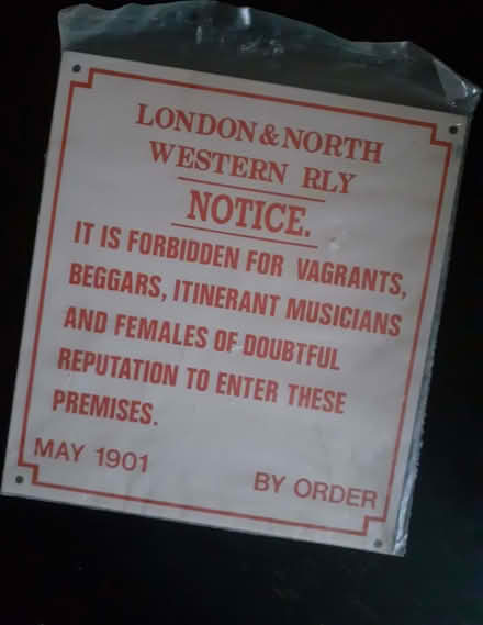 Photo of free Metal Sign (humourous) (Surrey Heath GU15) #1