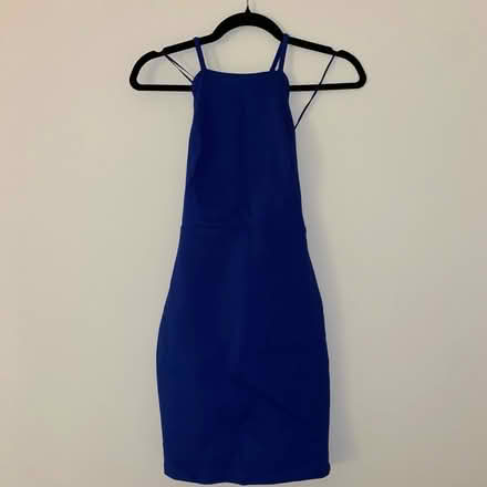 Photo of free Blue cocktail dress (XS) (Bethesda, MD) #1