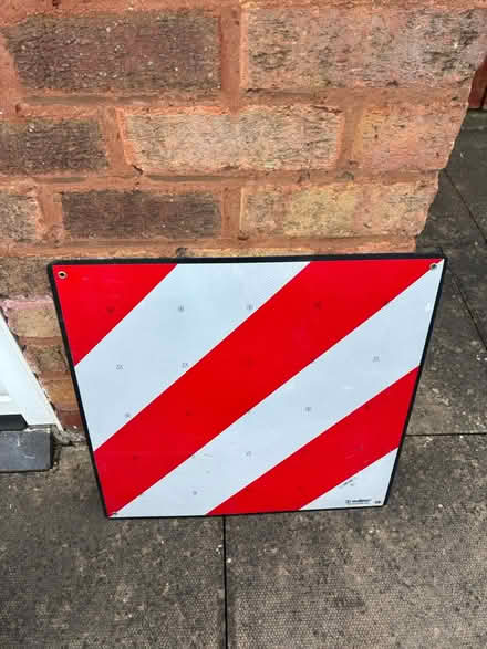 Photo of free Overhanging load sign (B72) #1