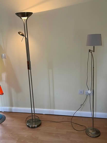 Photo of free Two tall lamps (Garvestone NR9) #1