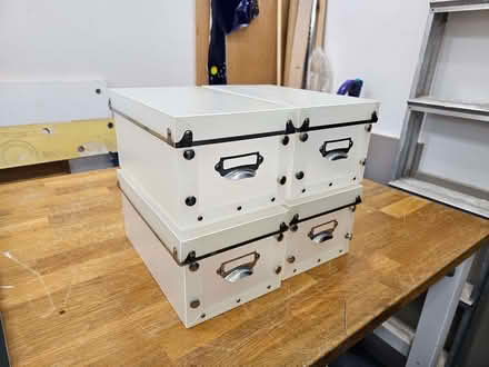 Photo of free Opaque plastic storage boxes semi-rigid (Bengeo SG14) #1