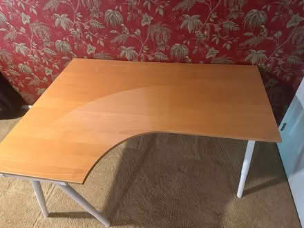 Photo of free Ikea beech and white desk (6501 Fallwind Lane Bethesda) #1