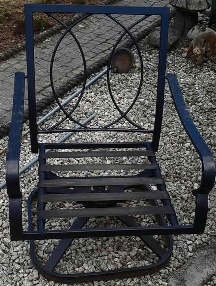 Photo of free Outdoor metal Rocking chair (Near Binley fire station) #1