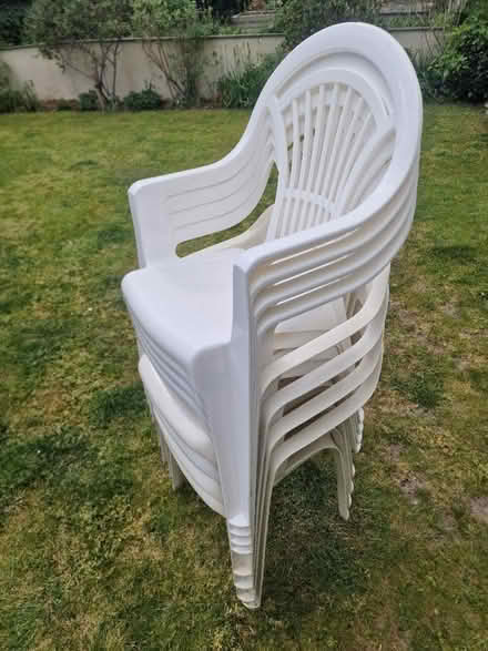 Photo of free Plastic garden chairs (Poole BH14) #1
