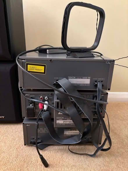 Photo of free Denon hi-fi set and Sony speakers (Batchwood AL3) #2