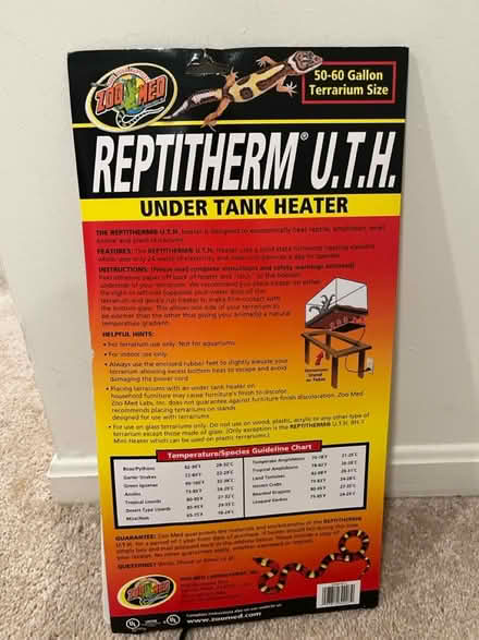 Photo of free Reptile under-tank heating pad (Kensington) #2