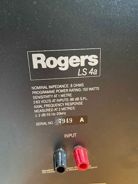 Photo of free Rogers speaker (Stroud GL5) #3