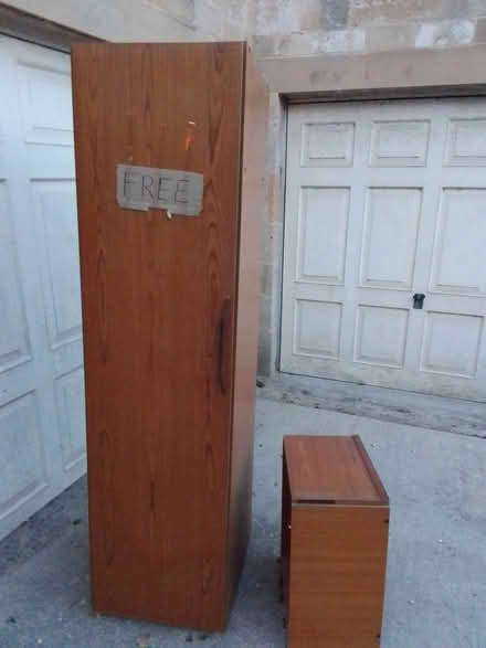 Photo of free Single wardrobe with top box (Bailbrook) #1