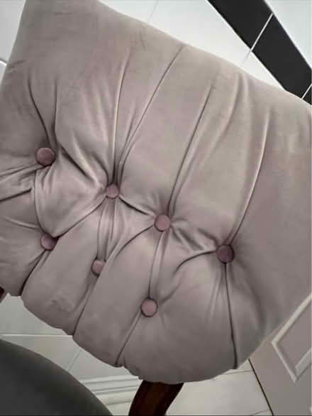 Photo of free Vintage upholstered chair (Albert Village) #2
