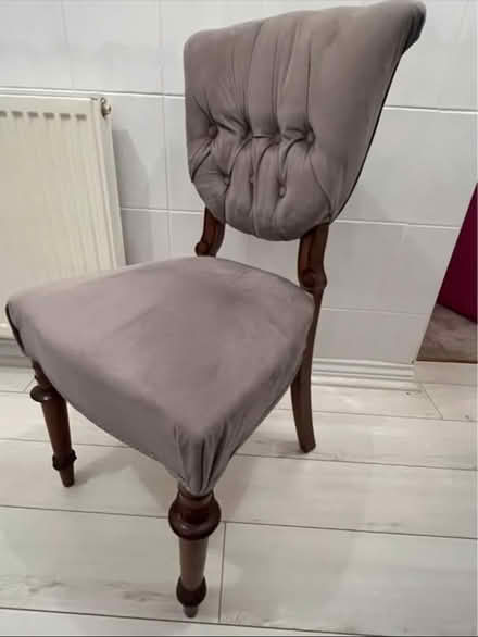 Photo of free Vintage upholstered chair (Albert Village) #1