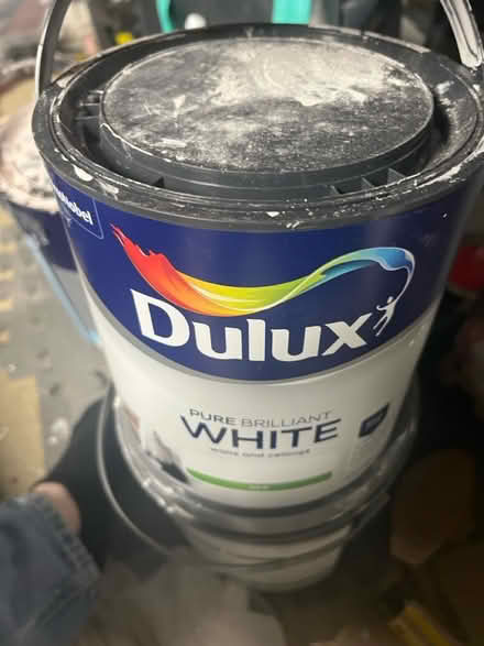 Photo of free Pure brilliant white paint SATIN (E11) #1