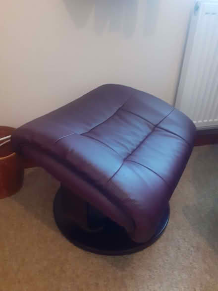 Photo of free Swivel, heated massage CHAIR & Footstool (Whitton LD7) #3