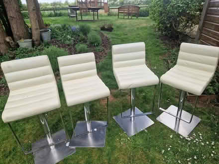 Photo of free Adjustable Bar/Kitchen Stools (Dummer, Basingstoke) #1