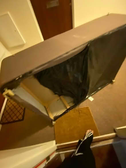 Photo of free Bed base, headboard and protector (Forest park RG12) #4