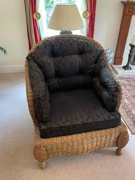 Photo of free Pair of Rattan Chairs (Surbiton KT6) #1