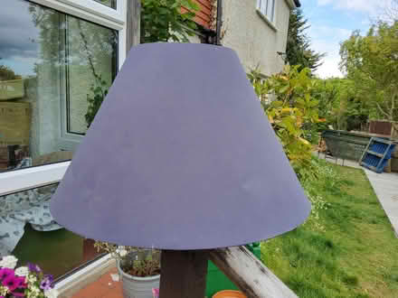 Photo of free Blue lampshade (Bexhill on Sea) #3