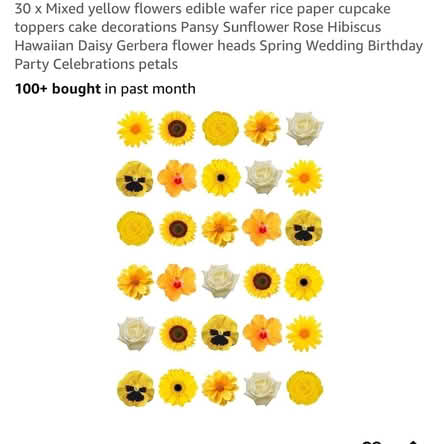 Photo of free Edible rice paper flower decoration (Barnes SW13) #1