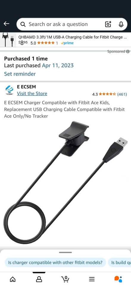 Photo of free Fitbit charger (Petworth/Brightwood) #1