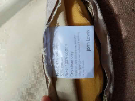 Photo of free 2 x John Lewis Seat Cushions (Holland Park W11) #3