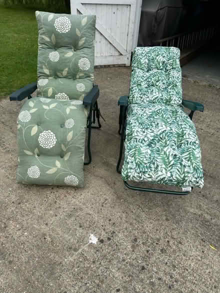 Photo of free 2 folding garden chairs (Marden TN12 9) #2