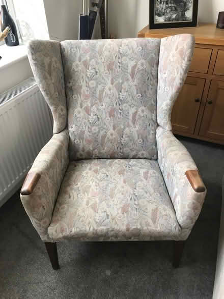 Photo of free Wing back upholstered armchair (Pr4 2WA) #1