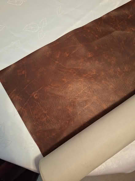Photo of free Brown leatherette/fabric vinyl (Bexhill) #4